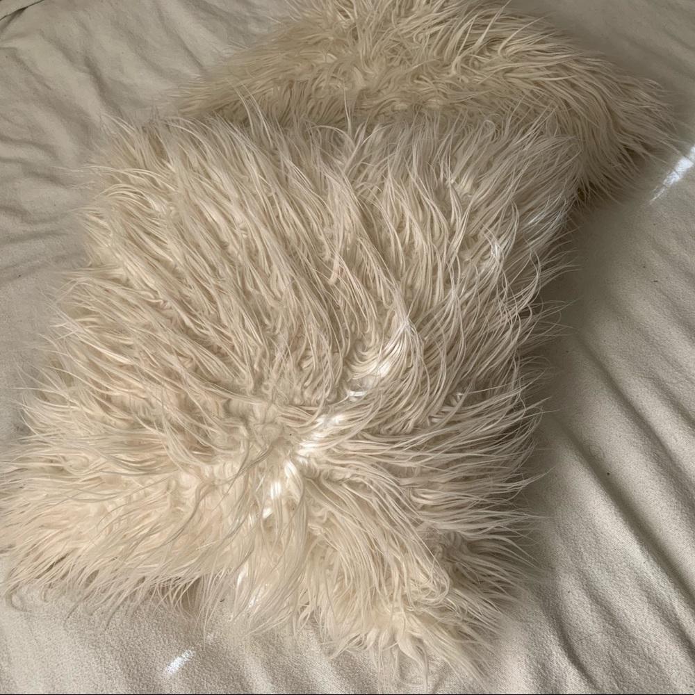 Shag cushion